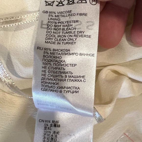 NWOT REISS Jody Metallic Jumpsuit (6) - Picture 11 of 14